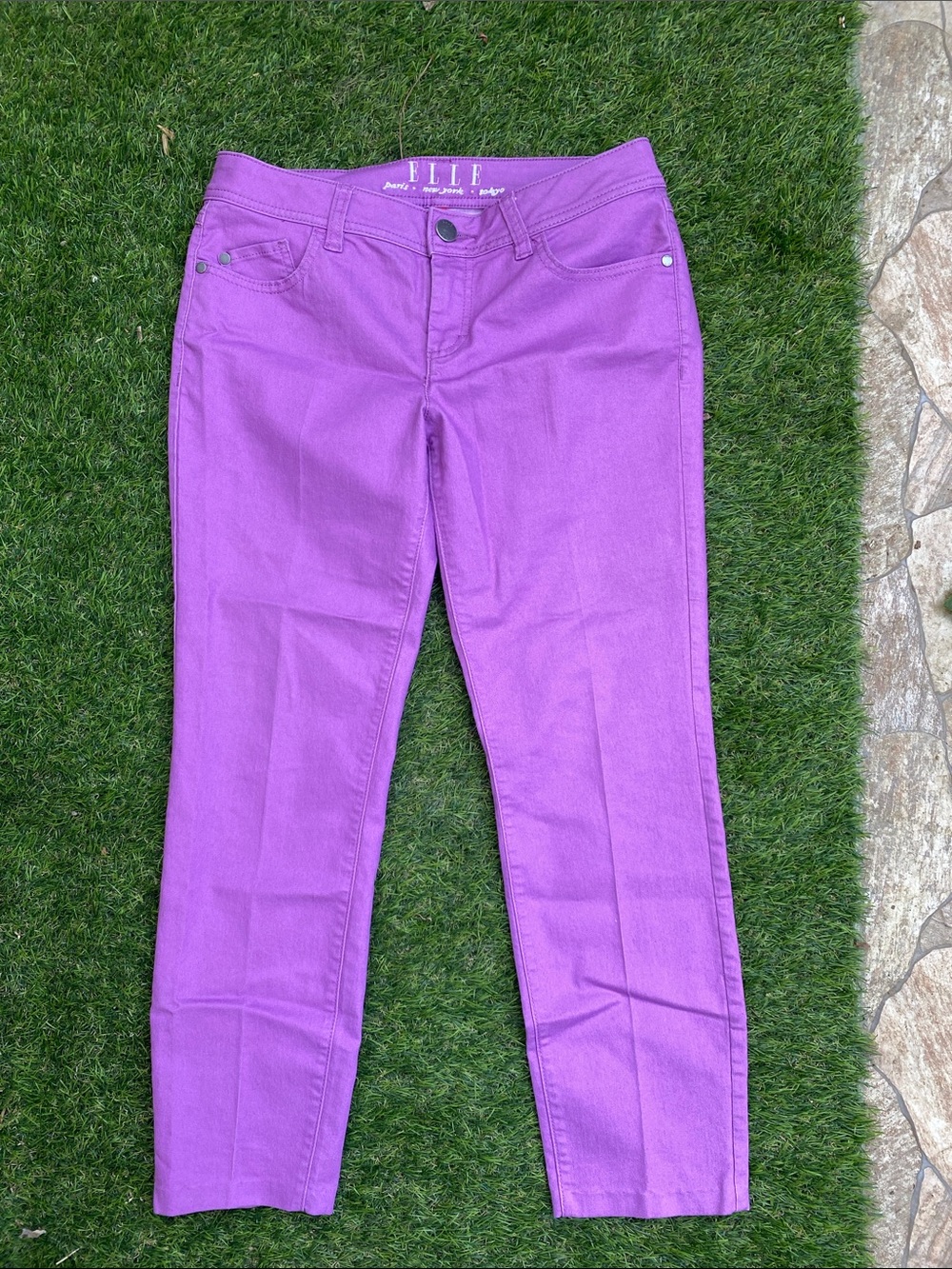 Elle Vibrant Purple Skinny Jeans